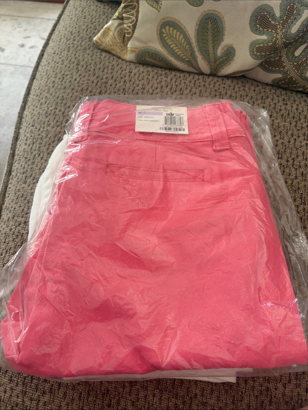 Charter Club Pink Straight-Leg Jeans